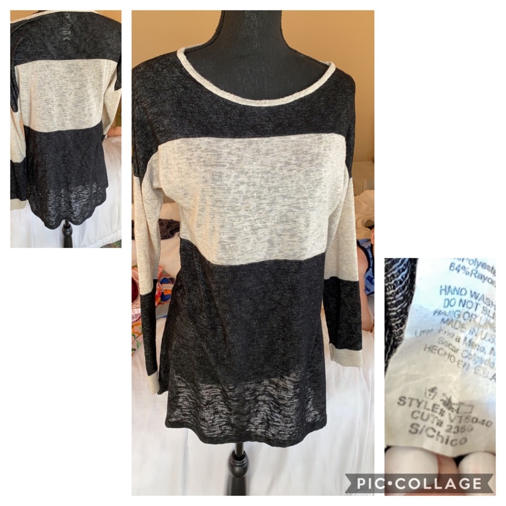 Colorblock sweater size small